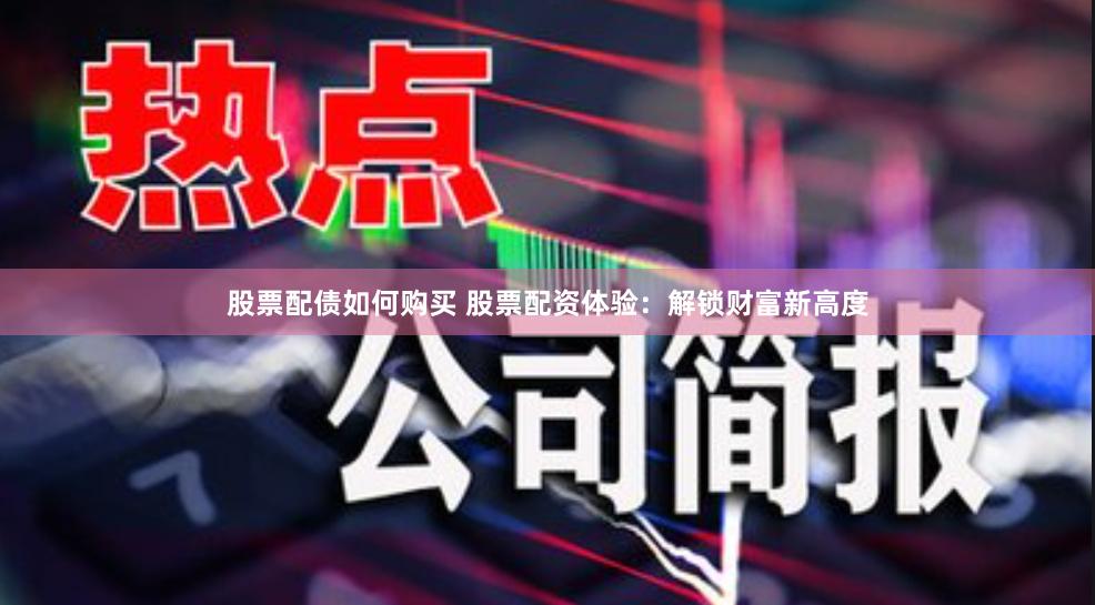股票配债如何购买 股票配资体验：解锁财富新高度